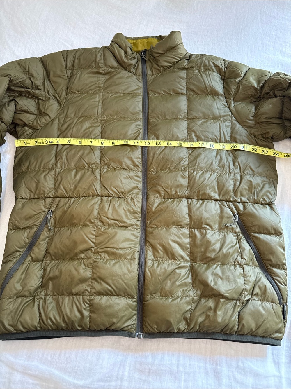 REI Co-op 650 Down Jacket 2.0 Mens Large Brown Puffer Full Zip 154167 - Picture 13 of 13